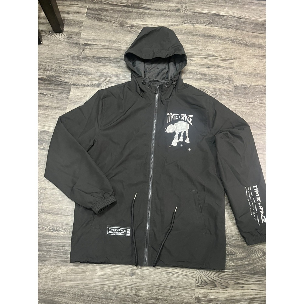 Star Wars At At Time + Space Jacket Fleece Waterproof Quality Mens XL Fit